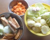 ゴロゴロ野菜とカマンベールのポトフ作り方1写真