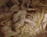 豚バラとごぼうの炊き込みご飯作り方3写真