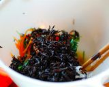 ほうれん草のひじき梅ドレッシング和え作り方3写真