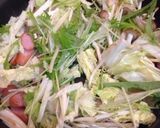 【リメイク】鍋の残り物で絶品和風パスタ☆作り方3写真