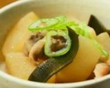 ホッとする味～。鶏肉と大根の煮もの作り方10写真