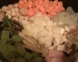 具だくさん、けの汁風けんちん汁作り方1写真