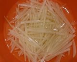 水菜とじゃがいものパリパリサラダ作り方1写真