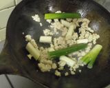 里芋と大根(^ω^)こってり肉味噌作り方3写真
