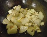 里芋と大根(^ω^)こってり肉味噌作り方4写真