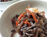 こんにゃくとぜんまいのきんぴら風煮物作り方8写真