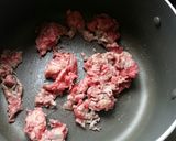 パパッと♪牛肉と水菜のシャキうま炒め煮作り方1写真