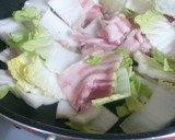 白菜と豚肉のとろみ炒め作り方4写真