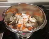 圧力鍋でトロトロもつ煮☆作り方3写真