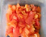 ツナとトマトの中華スープごはん作り方1写真