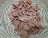 牛バラ切り落とし肉としらたきの炒め煮作り方5写真