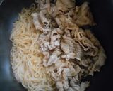 牛バラ切り落とし肉としらたきの炒め煮作り方10写真