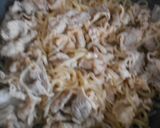 牛バラ切り落とし肉としらたきの炒め煮作り方11写真