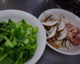 めっけもん♪小松菜×しいたけの味噌炒め作り方1写真