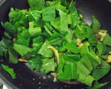めっけもん♪小松菜×しいたけの味噌炒め作り方4写真