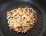 簡単！残ったそうめんでお好み焼き♪作り方4写真