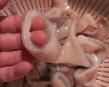揚げイカのこってりネギ味噌マヨ和え作り方1写真