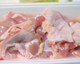 簡単に豪華な鶏汁つけうどん作り方1写真