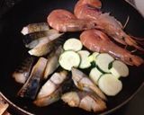 バジルソース塩さば★蒸し野菜添え作り方3写真