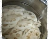 おかかたっぷり!れんこんと豚肉のきんぴら作り方1写真