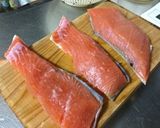 秋鮭のこんがりマヨ味噌焼き作り方1写真