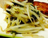 野沢菜漬けともやしの野菜炒め作り方4写真