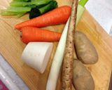 根菜がたっぷり♪我が家の和風カレー♡作り方1写真