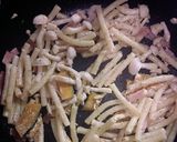 かぼちゃと茸とベーコンマカロニサラダ作り方3写真