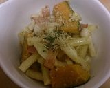 かぼちゃと茸とベーコンマカロニサラダ作り方4写真