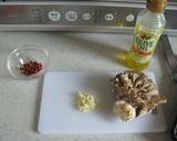 きのこノコノコぺペロンチーノ作り方1写真