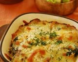 牡蠣とほうれん草の豆乳白味噌グラタン作り方15写真