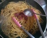 イワシ缶で簡単♪イワシと梅の和風パスタ＊作り方4写真