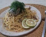 イワシ缶で簡単♪イワシと梅の和風パスタ＊作り方5写真