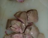 鶏レバーの簡単しょうが煮作り方3写真