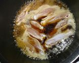 鶏と万願寺とうがらしのポン酢煮作り方2写真