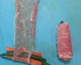 簡単！お弁当に豚肉野菜巻き☆作り方1写真