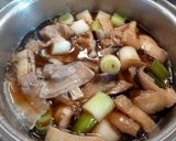簡単美味!肉汁つけきしめん(うどん)作り方4写真