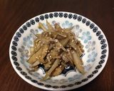 ごぼうとえのき茸の甘辛炒め作り方4写真