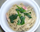 和と洋の融合！蕎麦グラタン作り方5写真