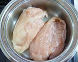 お弁当冷凍作り置き！鶏むね肉のさっぱり煮作り方1写真