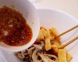 シメジと油揚げのこんがりサラダ作り方4写真