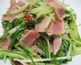 水菜とベーコンのコンソメ炒め作り方13写真