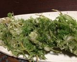 人参の葉っぱのかき揚げ（天ぷら）作り方8写真