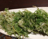 人参の葉っぱのかき揚げ（天ぷら）作り方8写真