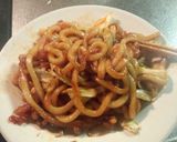 ピリ辛焼きうどん作り方4写真