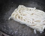 簡単！冷凍うどんで牛ときのこの汁つけ麺作り方5写真