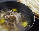 簡単！冷凍うどんで牛ときのこの汁つけ麺作り方6写真