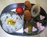 幼稚園のお弁当　４月作り方1写真