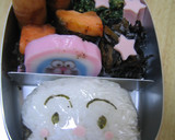 幼稚園のお弁当　４月作り方2写真