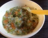 離乳食中期☆野菜たっぷりリゾット風お粥作り方5写真